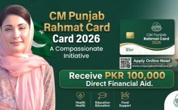 CM Punjab Rahmat Card 2026