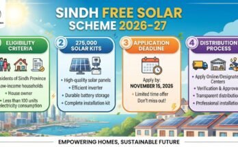 Sindh Free Solar Scheme